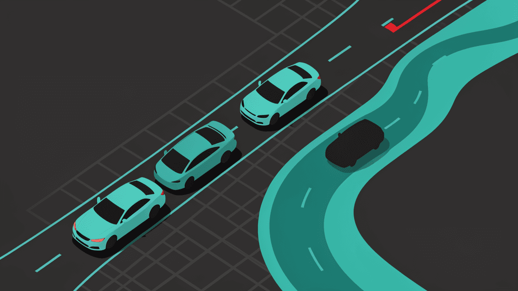 Dois carros lado a lado representando câmbio automático e manual em Toledo